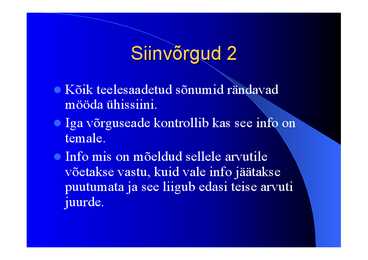 Arvutivõrkude arhitektuur #4