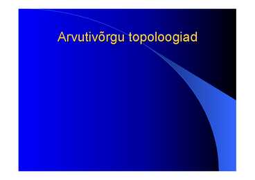 Arvutivõrkude arhitektuur