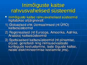 Inimõigused #102