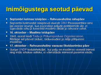 Inimõigused #104