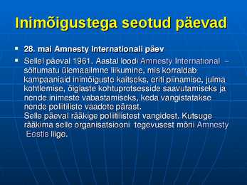 Inimõigused #111
