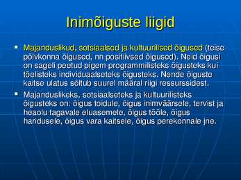 Inimõigused #16