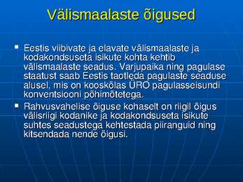 Inimõigused #152
