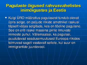 Inimõigused #165