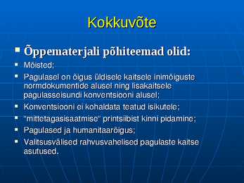 Inimõigused #186