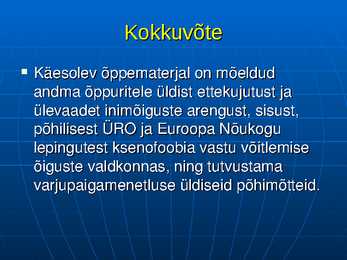 Inimõigused #188