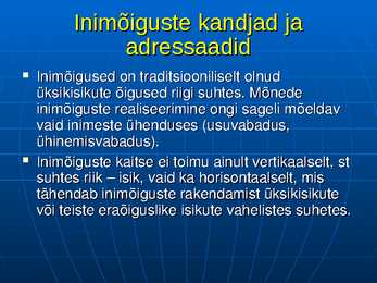 Inimõigused #24