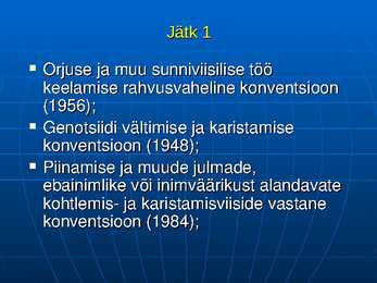 Inimõigused #33
