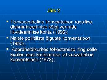 Inimõigused #34
