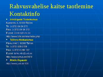 Inimõigused #5