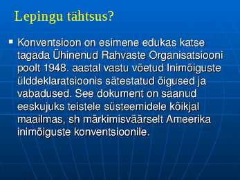 Inimõigused #46