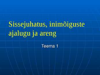 Inimõigused #10