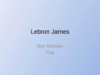 Lebron James