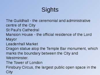 The city and the tower of london #5