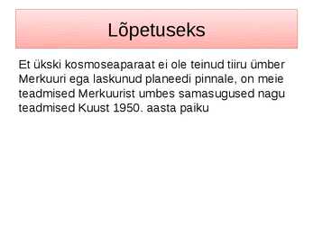 Merkuur #9
