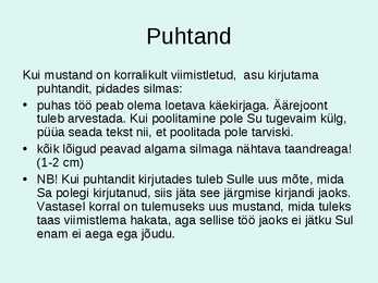 Kirjandi ülesehitus #13