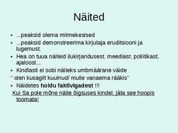 Kirjandi ülesehitus #8