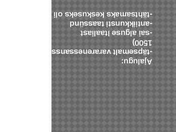 Renessansi arhitektuur ja skulptuur 15-sajandil #2