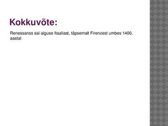 Renessansi arhitektuur ja skulptuur 15-sajandil #14