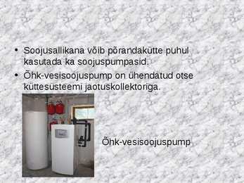 Elamute küttesüsteemi ehitus ja tööpõhimõte #22
