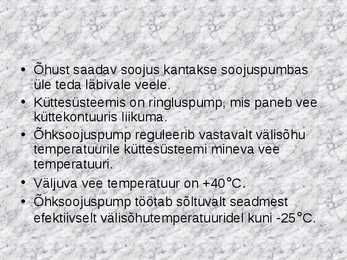 Elamute küttesüsteemi ehitus ja tööpõhimõte #23