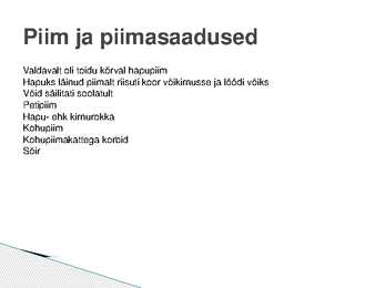 Talurahva toidud - PowerPoint #14