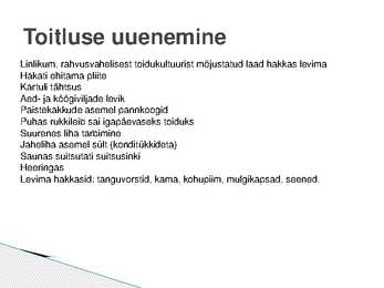 Talurahva toidud - PowerPoint #16