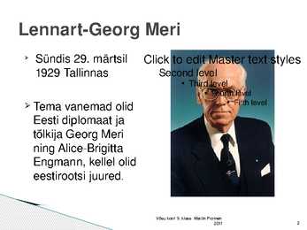 Lennart Meri #2