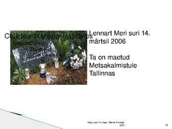 Lennart Meri #16