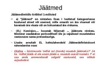 Direktiivid #23