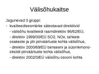 Direktiivid #8
