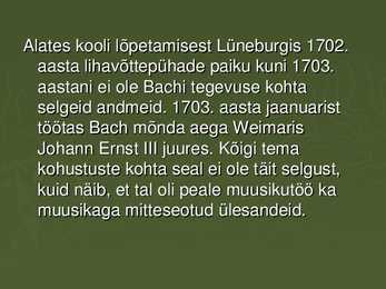 Johann Sebastian Bach #3