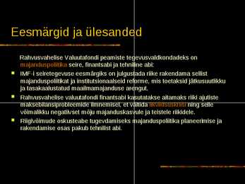 Rahvusvaheline Valuutafond-IMF #5