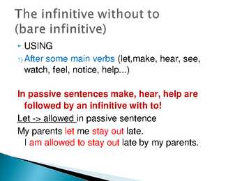 Gerunds and infinitives #6