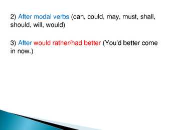 Gerunds and infinitives #7