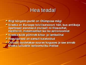 Kreeka majandus ja muusika #5