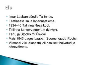 Ilmar Laaban #3