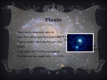 Asteroidid ja kääbusplaneedid Pluuto #6
