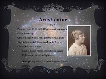 Asteroidid ja kääbusplaneedid Pluuto #9