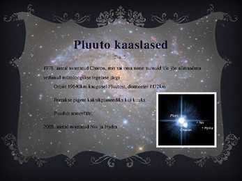 Asteroidid ja kääbusplaneedid Pluuto #10