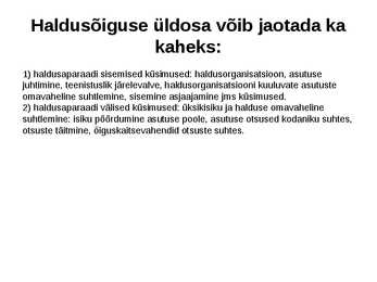 Haldusprotsess #13