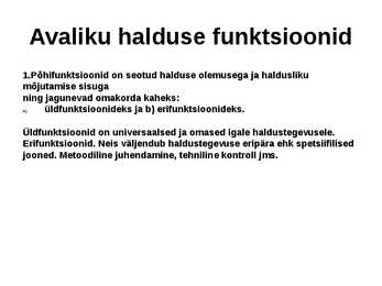 Haldusprotsess #7