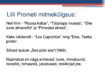 Lilli Promet #14