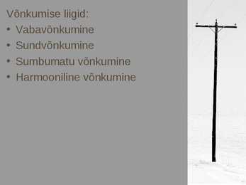 Võnkumise liigid #3