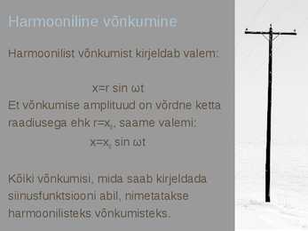 Võnkumise liigid #7