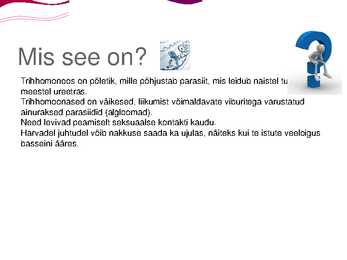 Esitlus - suguhaigus trihhomonoos #2