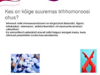Esitlus - suguhaigus trihhomonoos #6