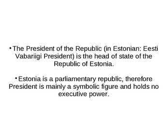 President of Estonia #2