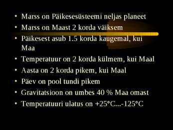 Planeet Marss #2