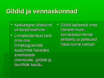 Linnad ja kaubandus keskajal Eestis #4